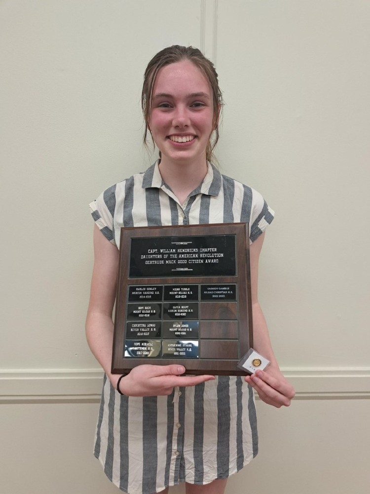 Cassidy Gamble wins top award from DAR