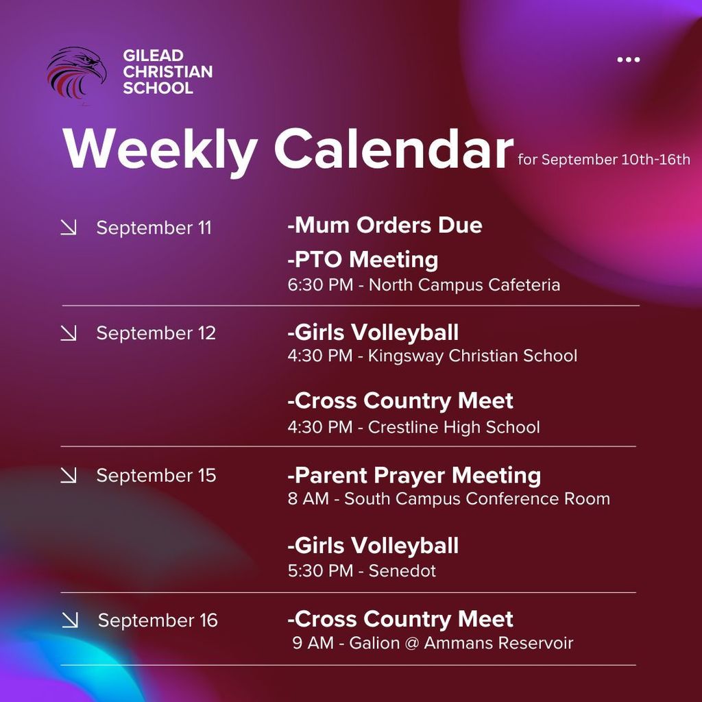 Live Feed Gilead Christian School